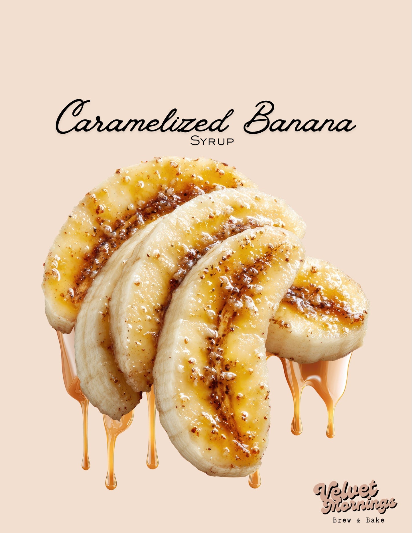 Caramelized Banana Syrup Recipe (with Vegan Option) | Coffee & Latte Syrup PDF